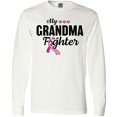 thumbnail image 3 of Inktastic Breast Cancer Awareness My Grandma is a Fighter Long Sleeve T-Shirt, 3 of 5