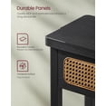 thumbnail image 2 of VASAGLE Console Table, Sofa Table, Narrow Entryway Table, Entry Table with 2 Drawers, Open Storage Shelf for Living Room Ash Black, 2 of 5