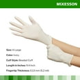 thumbnail image 2 of McKesson Latex Exam Gloves, Powder-Free Disposable Medical Gloves - Size XL, 100 Count, 10 Boxes, 1000 Total, 2 of 6