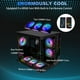 thumbnail image 3 of Funda para juegos de PC SZSKYING con 9 ventiladores ARGB, ATX Mid-Tower, 3 of 9