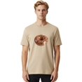 thumbnail image 2 of Chocolate-Donut-2 Mens Graphic Tee, 100% Cotton, Casual Summer Wear BAA301, 2 of 2