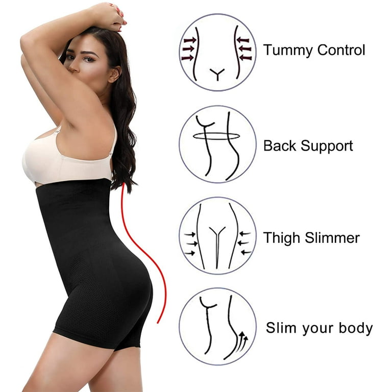 Tummy Tucker Pro - High Waisted Body Shaper Shorts for Women Tummy Control  Thigh Slimming Technology< 