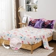 thumbnail image 3 of Juego de edredón A Nice Night Purple con Black Girl, talla doble, 3 of 9