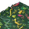 thumbnail image 4 of Shower Curtain, Abstract Cute Lizard Gecko Leaves Waterproof Fabric Plastic Shower Curtain, Drying Fast Bathroom Curtain with 9 Buttonholes, Ruffle Shower Curtain 60x72in, 4 of 8