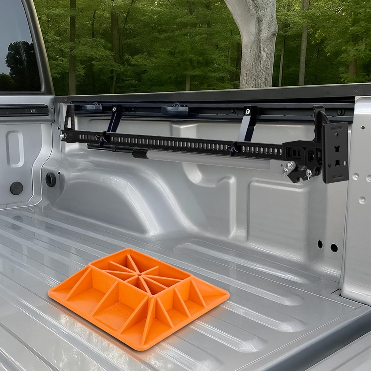 Nilight Off-Road Jack Base, Farm Jack Base Stand Plate Recovery Accessories,11.5" x 11.5", Orange