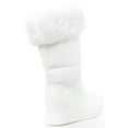 thumbnail image 3 of White Moon Boots Fur Vegan Women's Mid-Calf Winter - 6.5, 3 of 4