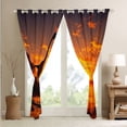 thumbnail image 4 of Dinosaur Curtains 30%-50% Blackout ,Jungle Animal Curtains & Drapes Dinosaur Birthday Decorations,Cute Dino Curtains Sunset Landscape Window Curtain 2 Panels 38"Wx45"L, 4 of 6