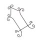 thumbnail image 1 of unbranded Soporte De Hierro Negro Para Exhibir Platos Cuadros Y Con Curvo Decorativo, 1 of 8