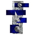 thumbnail image 1 of 7055 817865022432 Strategy Metal Wall Art - Candy Blue, 1 of 2