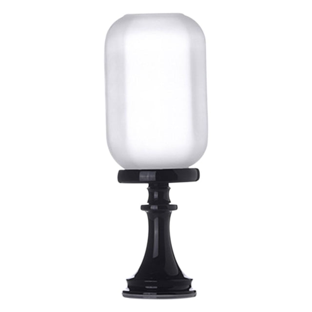 Candelabro con tapa, diseño retro, soporte para velas, regalo de boda, vela de té Blanco