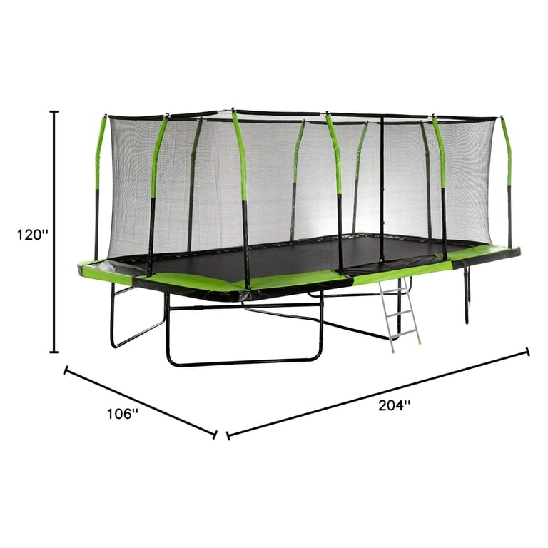 Plexalife - Mega 10' X 17' Gymnastics Style, Rectangular