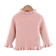 thumbnail image 3 of Esaierr 1-5T Girls Crewneck Fall Winter Sweaters for Baby Long Sleeve Bottoming Shirt Toddler Cute Pullover Jumper Shirts, 3 of 7