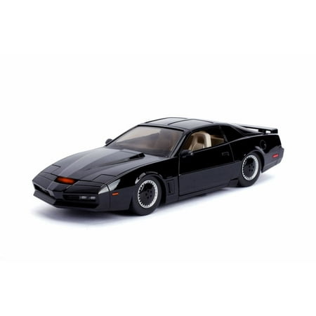 New Knight Rider Kitt Car (1982 Pontiac Firebird Trans Am with lights, Knight Rider K.I.T.T. - Jada 30939 - 1/24 scale Diecast Model Toy Car (Brand New but NO)