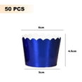 thumbnail image 2 of 50pcs solid color cake cupcake baking paper cupcake mold cake container, 2 of 5