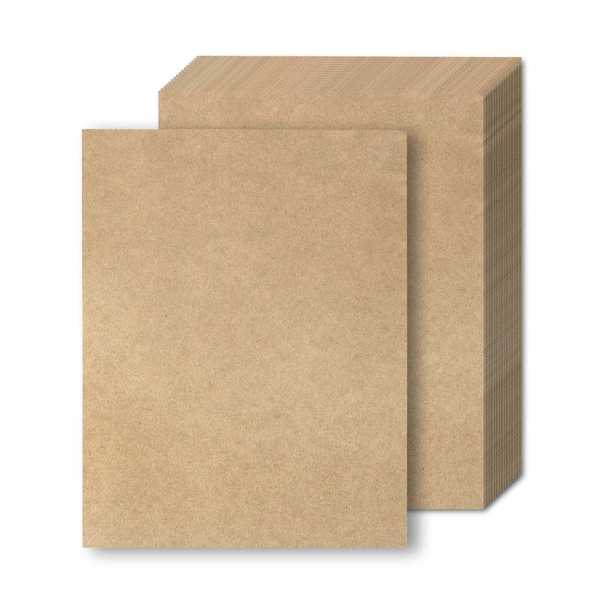 Brown Kraft Paper 48Pack Letter Sized Stationery Paper 8.5 x 11
