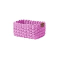 thumbnail image 2 of Woven Storage Basket, Small Storage Basket for Organizing Bathroom Kitchen Shelves Drawer, Cute Handled Wicker Bins for Decorative Square Basket Organizer, 2 of 6