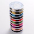 thumbnail image 3 of 10Roll Round Copper Jewelry Wire Lead Free & Cadmium Free & Nickel Free Mixed Color 24 Gauge 0.5mm 29.52 Feet(9m)/roll, 3 of 3