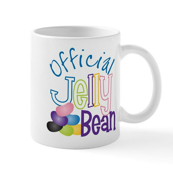 CafePress - Official Jelly Bean Mug - 11 oz Ceramic Mug - Novelty Coffee Tea Cup
