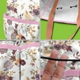 thumbnail image 5 of Garden Tool Bag,Pioneer Flower Floral Print Pattern Garden Tool Organizer,Garden Gifts,Waterproof Multi-Pocket Garden Tool Storage 11.8x5.5x11.4 Inch(Tools NOT Included), 5 of 6