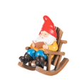thumbnail image 2 of XWSHYW Decoraciones para El Hogar Figura de Enano Leyendo En Silla Reclinable, 2 of 5