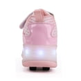 thumbnail image 4 of Kids Roller Skates Light up Shoes with Wheels Shoes LED USB Charging Roller Sneakers for Girls Boys Birthday Christmas Gift, 4 of 14
