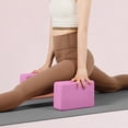 thumbnail image 4 of High Density EVA Yoga Blocks Set of 2 with Stretch Strap, Foam Fitness Bricks, Non-Slip Exercise Support for Yoga, Pilates, Home Training, 4 of 6