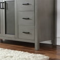 thumbnail image 6 of Hadiya 60" Single Bathroom Vanity Set in Gray Pine with Aosta White Composite Stone Countertop without Mirror, 6 of 8