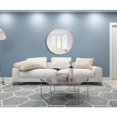 thumbnail image 4 of Metal frame Round Mirror with decorative hook 28 inch Brass finish, 4 of 13