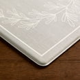 thumbnail image 5 of MARTHA STEWART Bloomfield Home Sweet Home Leaf Frame Kitchen Mat, Comfort Standing Mat, Non-Slip Backing, Water & Stain Resistant, Grey, 18"x30", 5 of 6