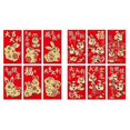 thumbnail image 1 of 12pcs Rabbit Red Envelope Lovely Enrich Atmosphere Specialty Paper New Year Cute Bunny Print Red Envelopes For Festival, 1 of 5