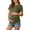 z0-Green, variant on CAIXAI Women's Maternity Tops Maternity Clothes For Women Short Sleeve Round Neck Front Pleat Peplum Tunic Top Pregnancy Shirts