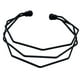 thumbnail image 3 of Brazalete abierto Yinane de acero inoxidable negro, 3 of 6