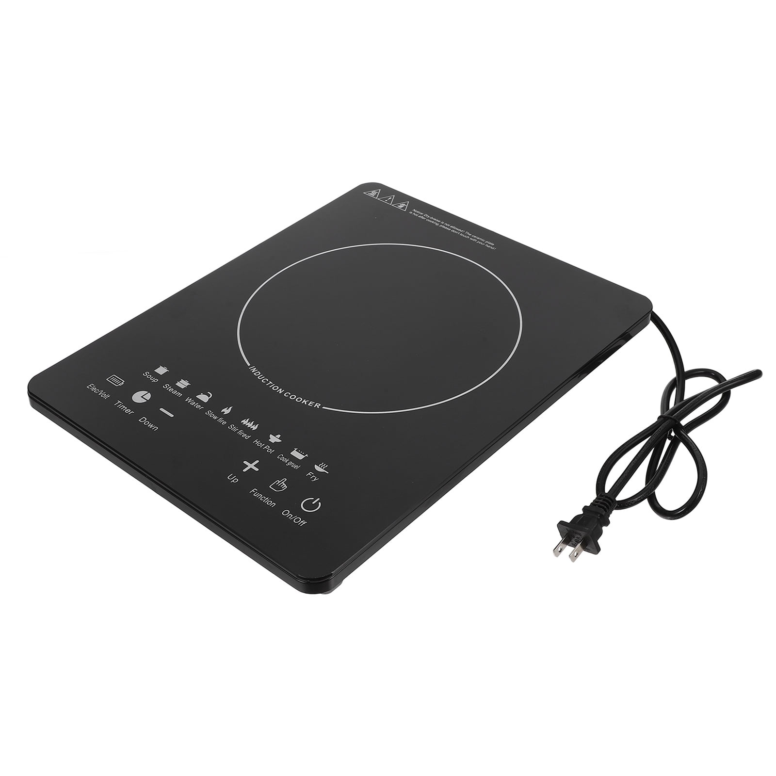110V Single Burner Induction Stove Top,Portable induction Cooktop,Induction Hot Plate Electric Burner,8 Functions, Kids