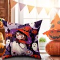 thumbnail image 3 of Decorative Pillows for Couch Hwkond Halloween Decorative Pillow Covers 45x45cm Halloween Decorative White Colorful Outdoor Fall Pillow Home Sofa Decorative Throw Pillow Covers,Up to 25% Off, 3 of 5
