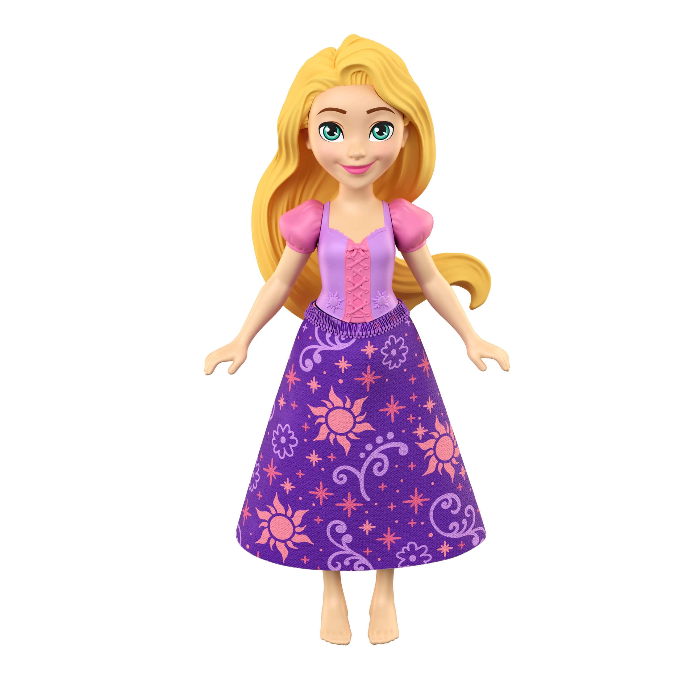 Disney Princess Rapunzel Character Set with 3 Small Dolls & Horse Inspired by Tangled Movie