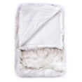 thumbnail image 1 of Jeté de luxe en faux fourrure Blanc, 1 of 3