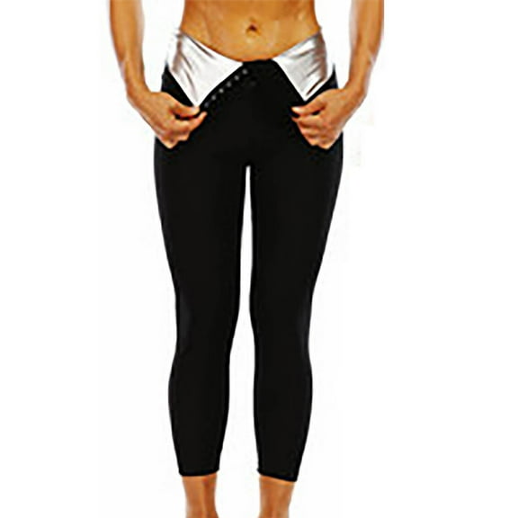 XFLWAM Sauna Sweat Shapewear Leggings Pants Boxing Workout Suit Waist Trainer Shaper Sweatsuit Exercise Fitness Gym Women