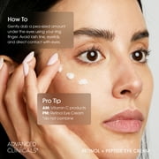 Advanced Clinicals Advanced Retinol Eye Balm + Peptides Face Moisturizer Cream | Visible Anti Aging Under Eyes Cream Improves Appearance Of Wrinkles, Fine Lines, Puffiness, Dark Circles, 1 Fl Oz