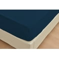 thumbnail image 4 of Rayon Bamboo Sheets Set California King Cobalt Blue Sheets Deep Pocket 4 Piece, 4 of 5