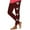 Wine, variant on CLOISE Yoga Leggings Plus Size for Women Valentines Tights Stretchy Skinny Pants Heart Seamless High Waist Workout Bottoms