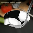thumbnail image 4 of Kitchen Soup Ladle 304 Stainless Steel Punch Luminous Ladell Spoons with Pour Spout Gravy Ladles for Serving,11.8 Inch, 4 of 6