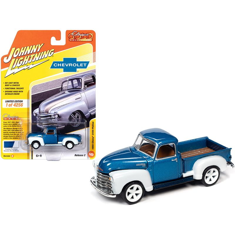 Johnny Lightning Jeep CJ-5 and 1950 Chevy Suburban 2pk 1:64 Scale Die-Cast Models