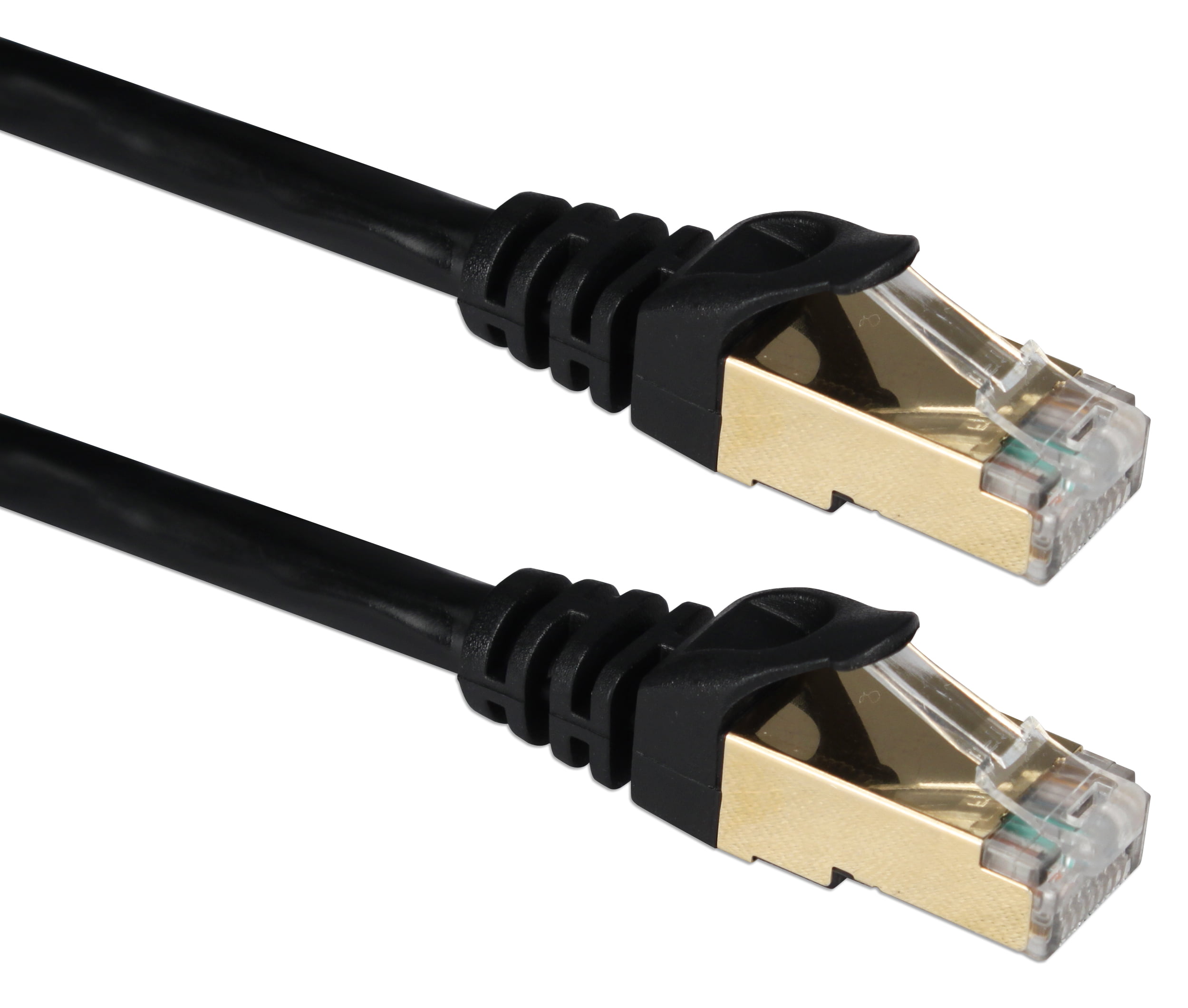 Ultra Flat Patch Cable STP Ethernet Wire Gigabit Cat7 Shielded Modem Router US 