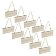 thumbnail image 4 of 10Pcs Plain Wooden Sign, Unfinished Hanging Wood Sign Rectangle Blank Wooden Plaque With Ropes For Home Decor DIY Projects, 25 X 10cm, 4 of 8