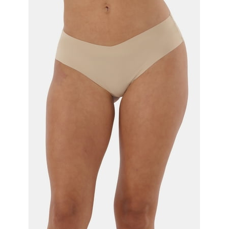 No Boundaries Women s No Show Cheeky Panty  Sizes XS to XXXL