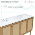 thumbnail image 3 of Swiss Madison SM-BV666D-3 Classe 60" Free Standing Double Basin Vanity Set - Golden Oak /, 3 of 6