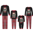 thumbnail image 4 of Conjuntos de pijamas a juego para la familia, ropa de navidad roja para padre, madre, hija e hijo, 2023, 4 of 4