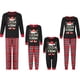 thumbnail image 4 of Conjuntos de pijamas a juego para la familia, ropa de navidad roja para padre, madre, hija e hijo, 2023, 4 of 4