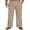 02Brown, variant on GIRUNS Men's Casual Pants Elastic Waist Lightweight Drawstring Trousers Summer Beach Pants Khaki L