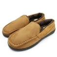 thumbnail image 3 of VENTANA Men's Shoes Moccasin House Slippers | Faux Fur Lined House Shoes Comfy Bedroom Mens Slippers | Fuzzy Breathable Warm Cozy Slip On Slippers Indoor Outdoor, 3 of 7